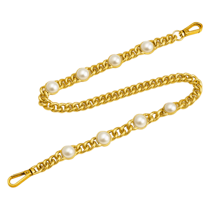 Pearl Link Bag Chain 19"