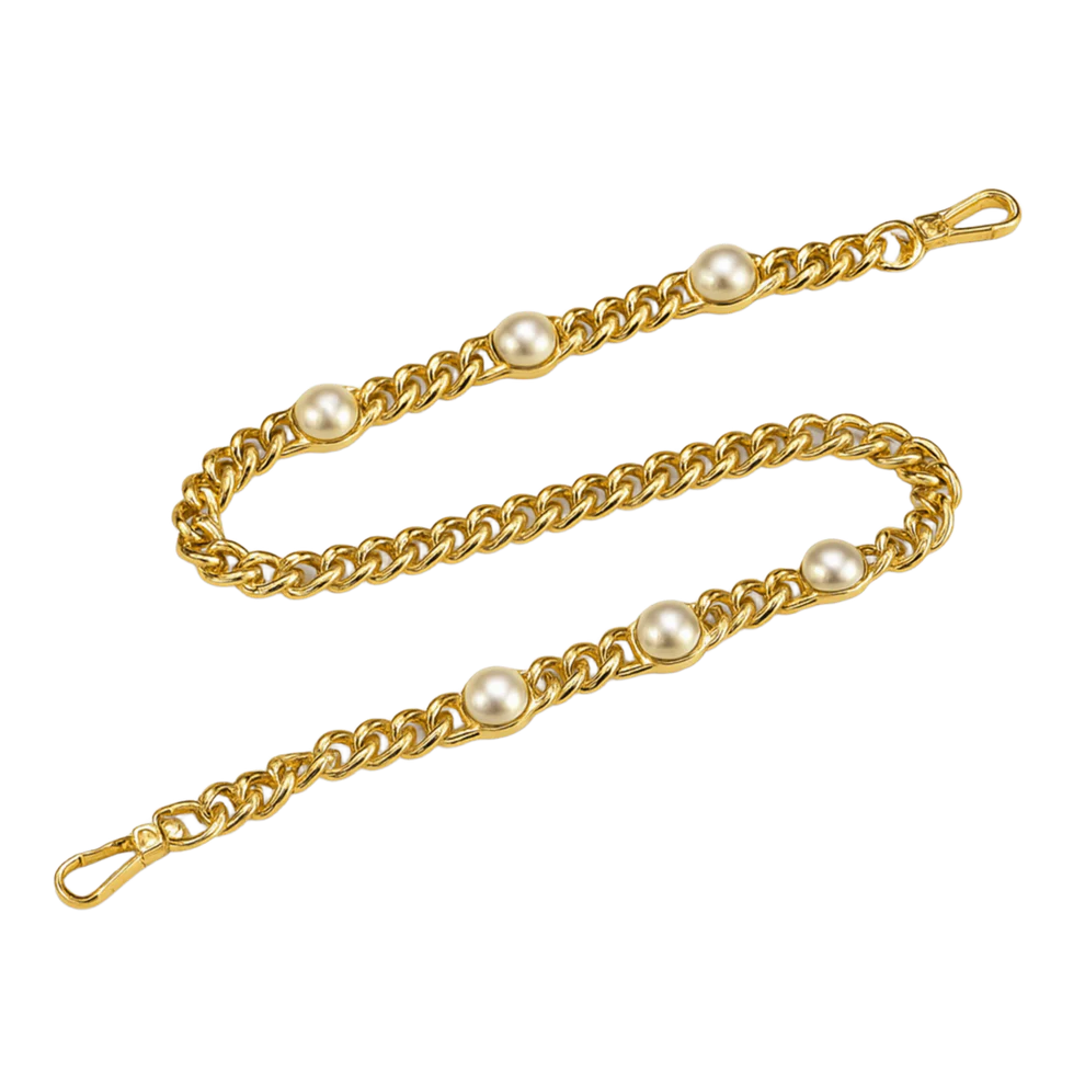 Pearl Link Bag Chain 19"