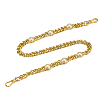 Pearl Link Bag Chain 19"