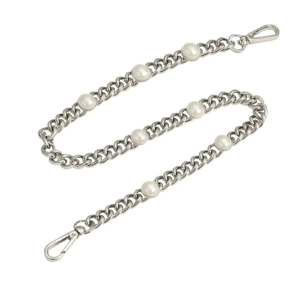 Pearl Link Bag Chain 19"